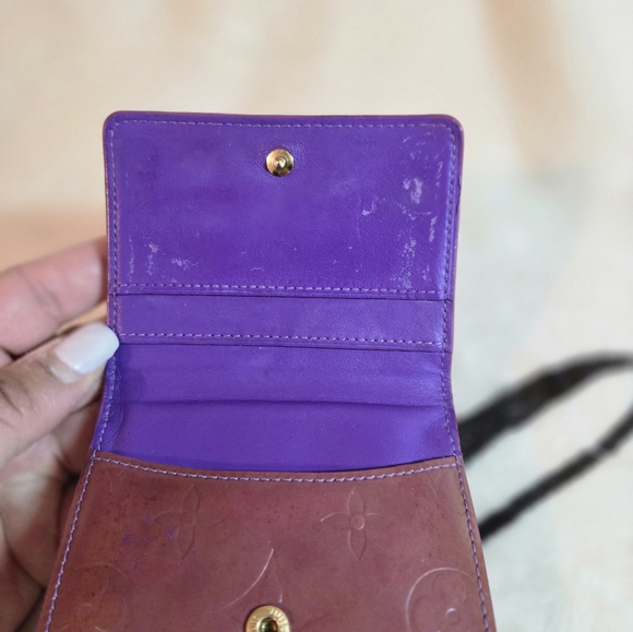 💯 Authentic Louis VuittonVernis Cardholder (Purple) - Picture 6 of 9